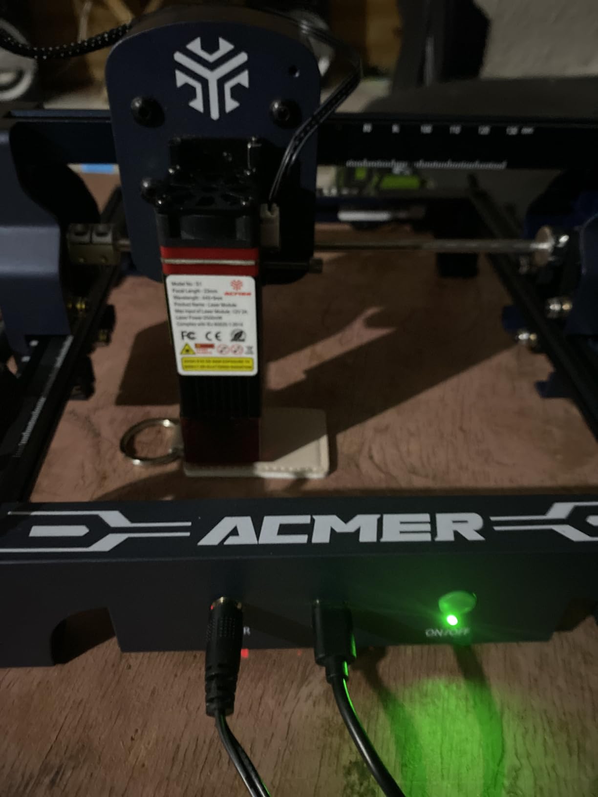 Acmer S2 20W Laser Engraver, Diode Lazer Machine with 25L Air Assist customer photo 1