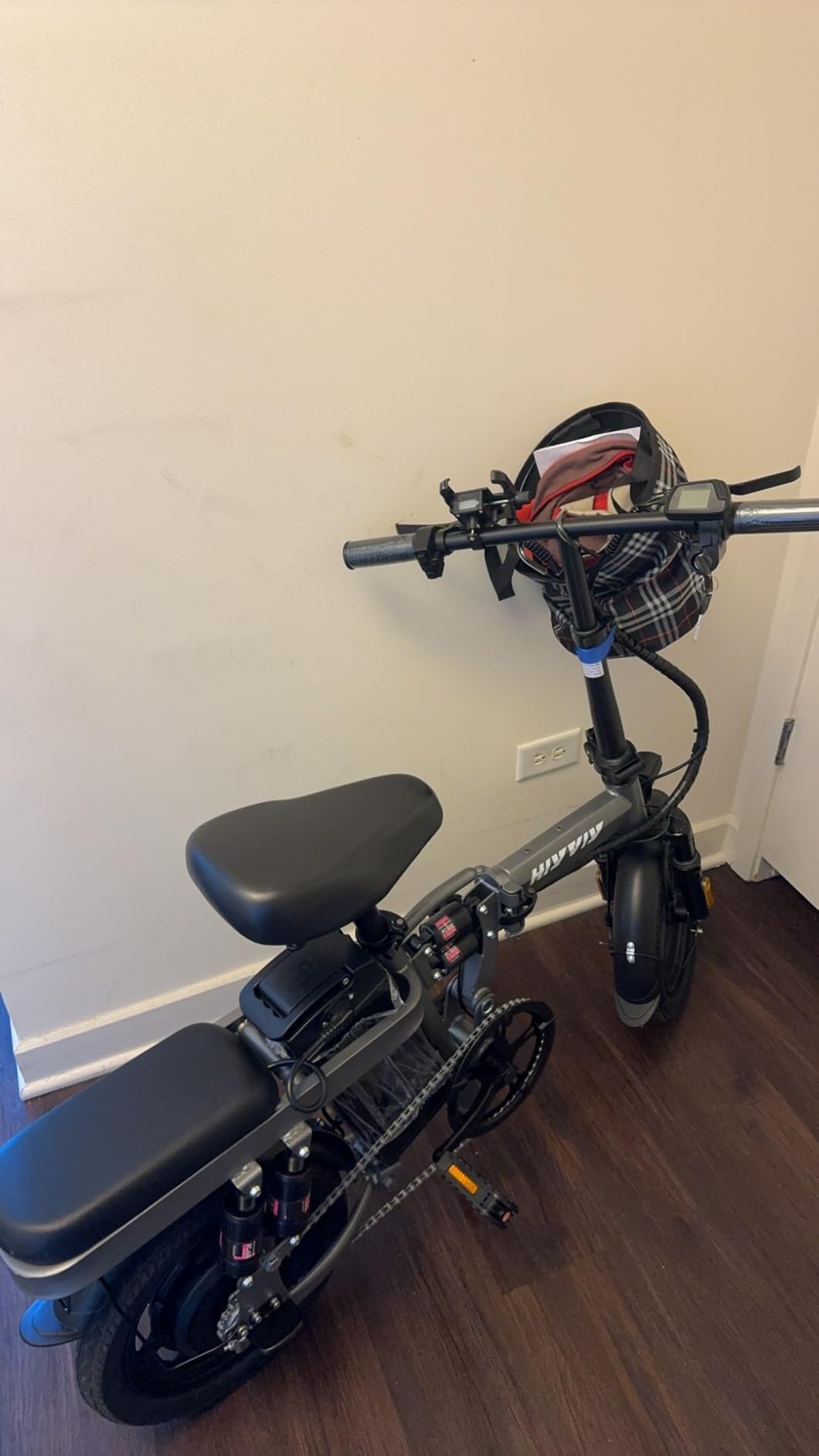 H14-A Folding Electric Bikes for Adults, Peak 1200W Foldable Electric Bike customer photo 1