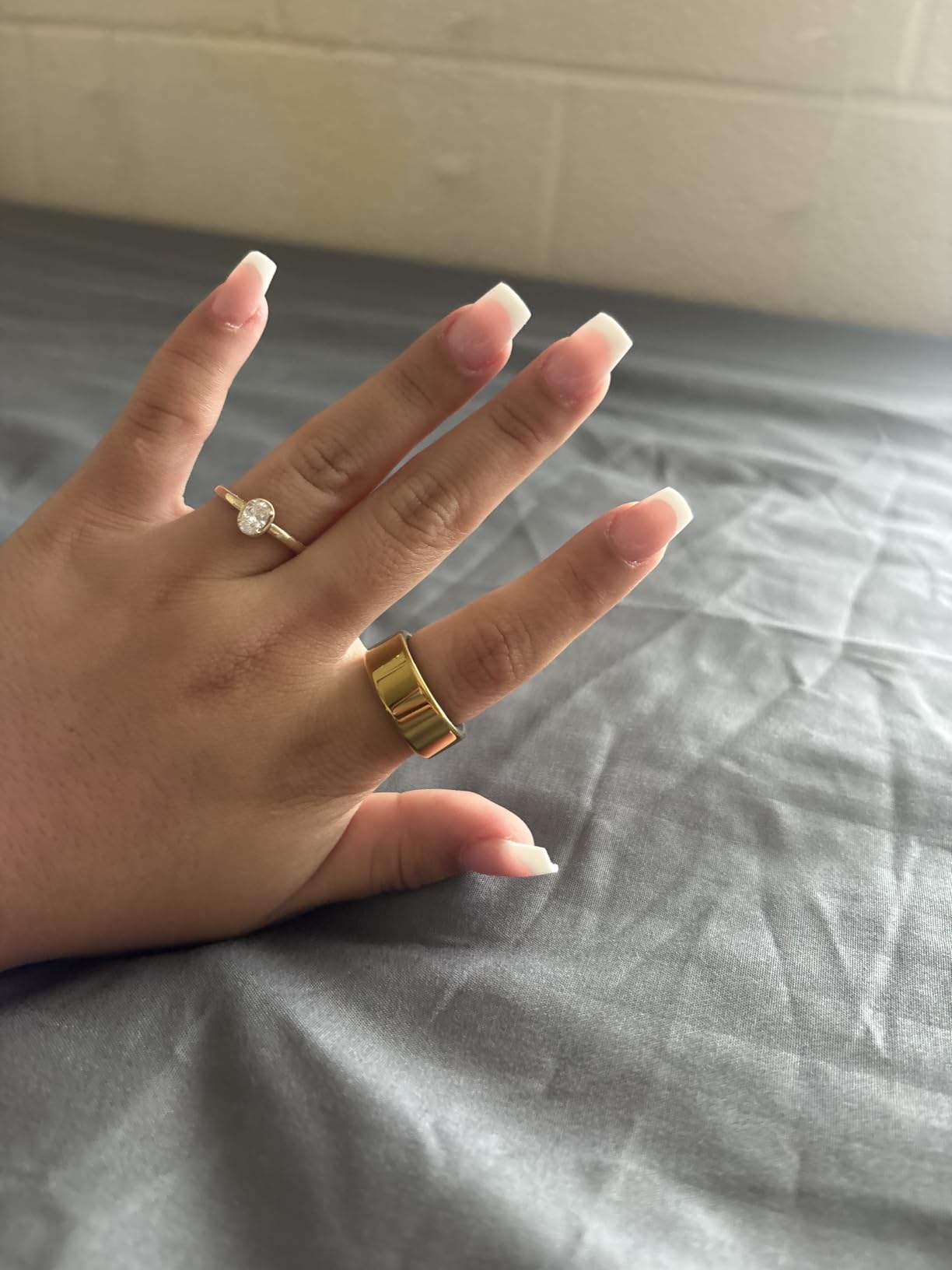 Smart Ring for Women Men,Fitness Tracker Ring,Heart Rate,Blood Oxygen,Step Tracker,Sleep Tracker,Meditation Assistance,No Subscription Fee,IP68 Waterproof,2026 New Holiday Gifts (Gold 9) customer photo 1