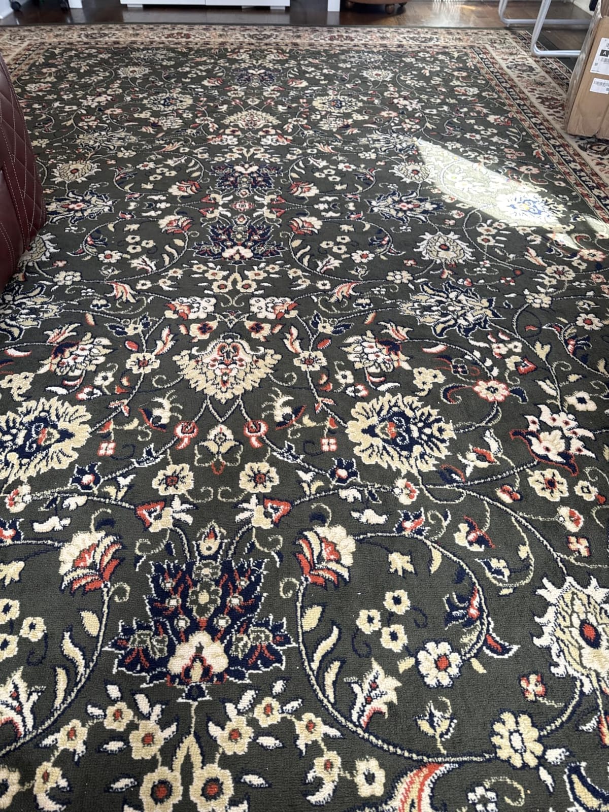 Rugs.com - Yasmin Collection Rug – 5 Ft Runner Black Easy-Clean Rug – Ideal for Hallways, Entryways, and High-Traffic Areas customer photo 2