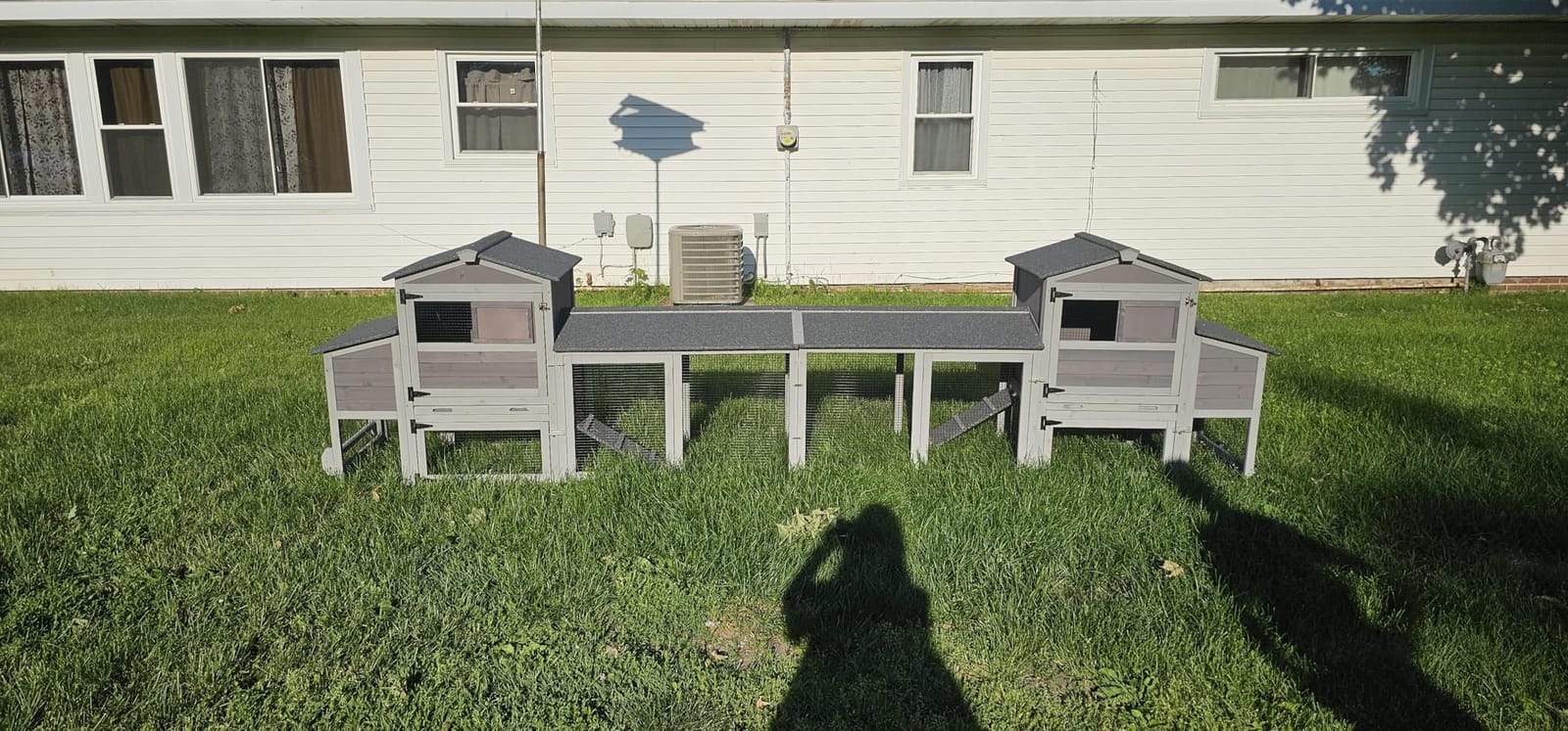 Aivituvin Extra Large Chicken Coop with Run for 6-10 Chickens, Weatherproof customer photo 2