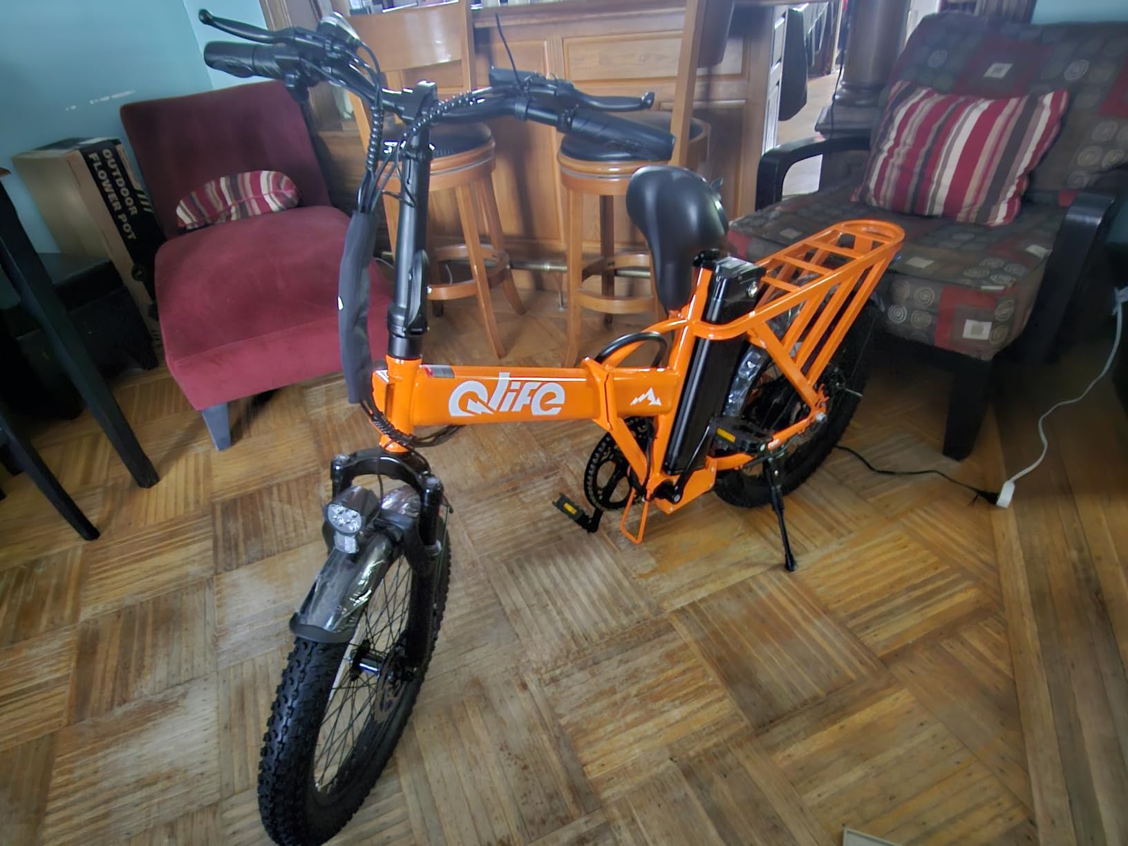 Qlife Hunter/Hunter Plus Folding Electric Bikes for Adult, Peak 1800W Ebike customer photo 2