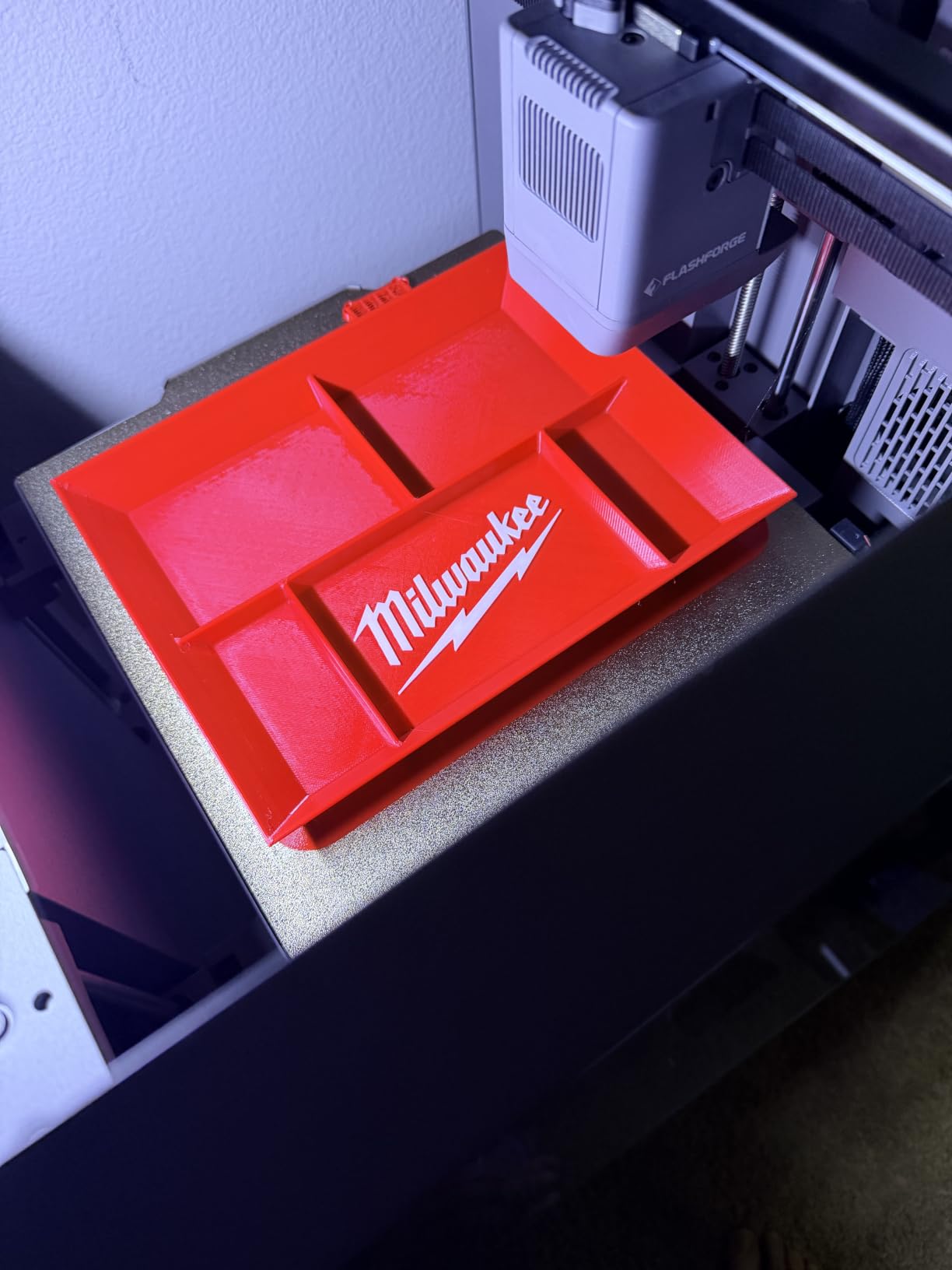 FLASHFORGE Creator 5 Pro 4-Toolhead 3D Printer, Industrial Multi-Material & Color Printing, 65°C Active Heated Chamber, Near-Zero Waste System, CoreXY 600mm/s Printing customer photo 1