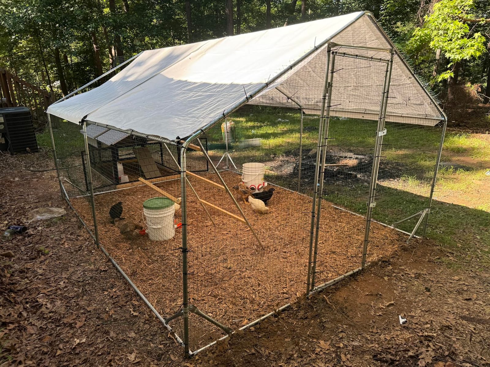 Quictent Large Metal Chicken Coop Run for 30+ Poultry w/Beige Nest Box customer photo 1