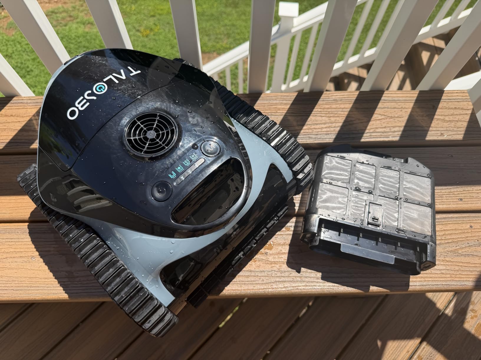 (2026 Upgrade)BRINBO C1 Robot Pool Cleaner with 180 Mins, Frosted Gray Blue customer photo 2