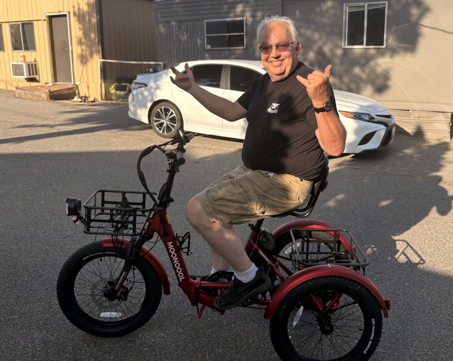 MOONCOOL Electric Tricycle for Adults, 500W/750W 20