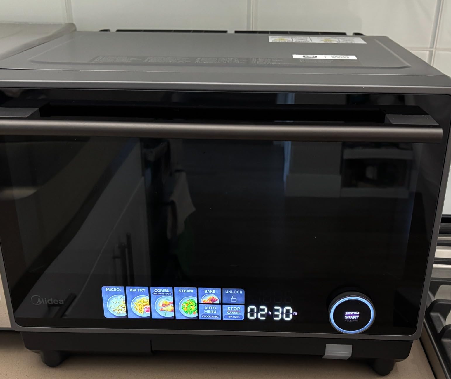 Midea 4-in-1 Micro Steam Oven, App Control, 0.9 Cu.Ft for RV/Small Kitchen customer photo 1