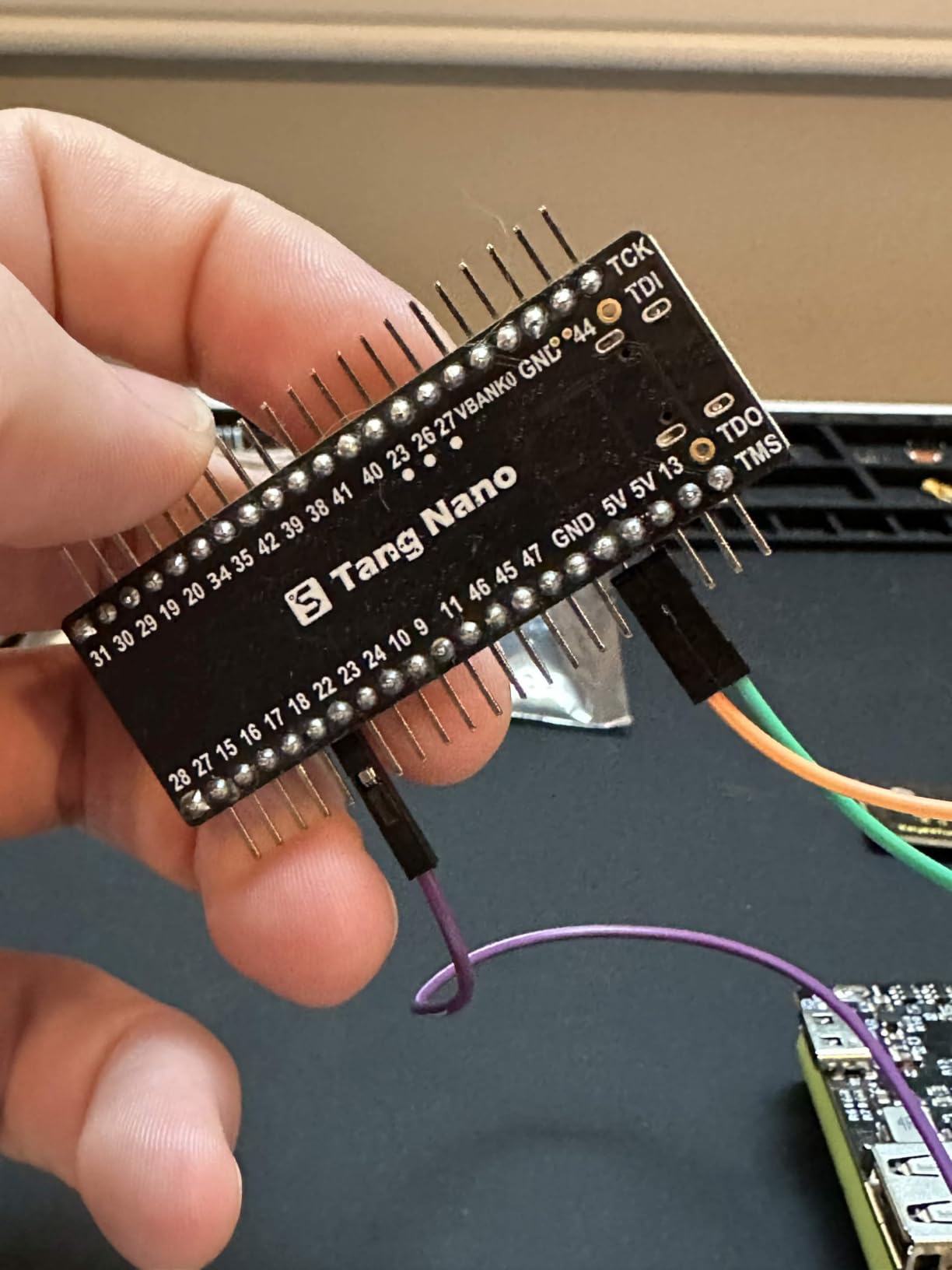 Sipeed Tang Nano 1K FPGA Development Board, GW1NZ-LV1 1152 LUT4 Onboard USB-JTAG Type-C 27MHz Oscillator RGB LCD VGA Support All IO Expanded, Compact Entry-Level Learning Kit for Student Maker customer photo 2