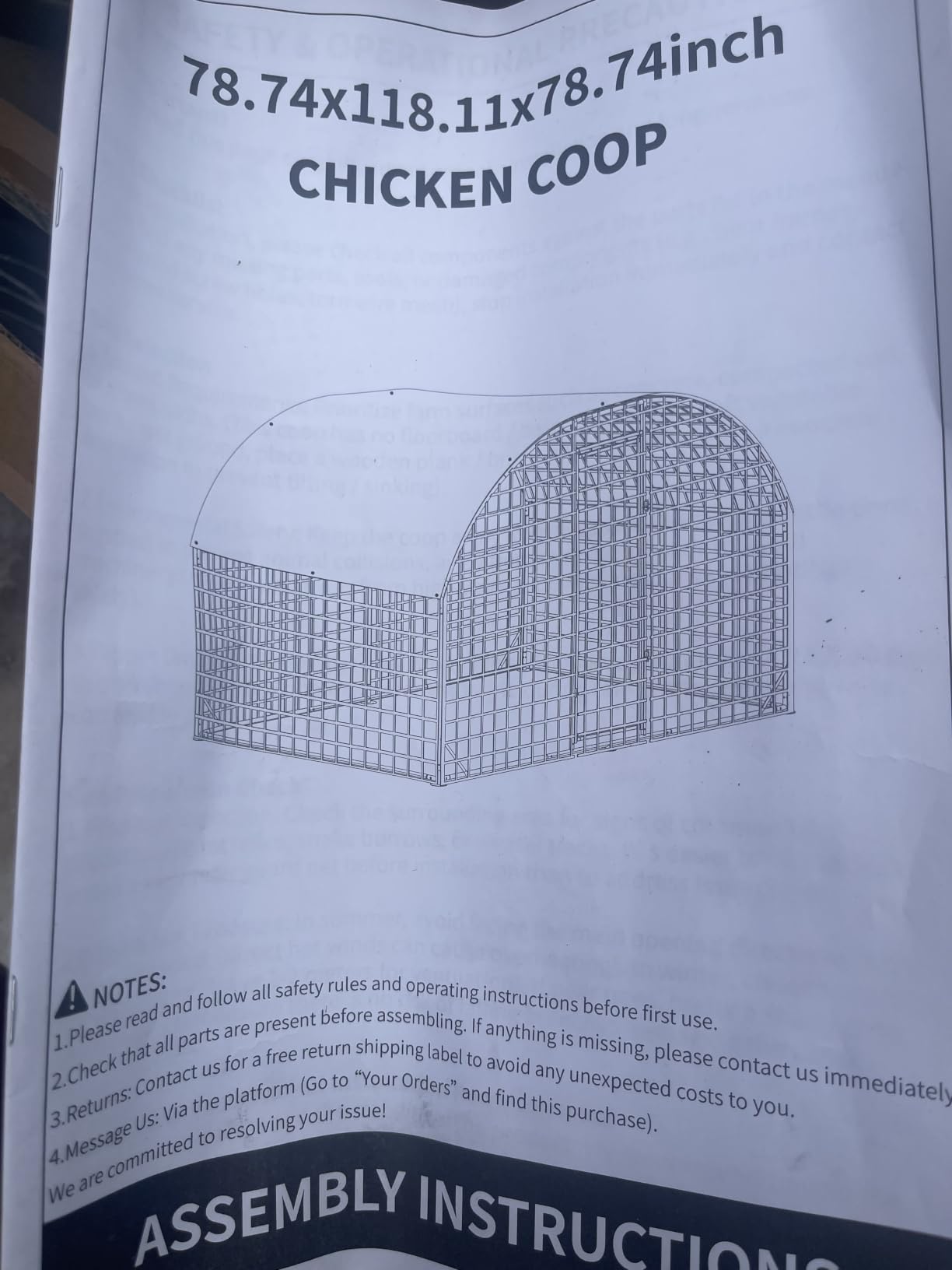 Large Walk-in Chicken Coop with Chicken Run, Galvanized Poultry Enclosure with Waterproof Anti-UV Cover and Security Lock, Ideal for Rabbit, Duck, Backyard and Farm Yard, 19.7'x 9.8'x 6.6' customer photo 2