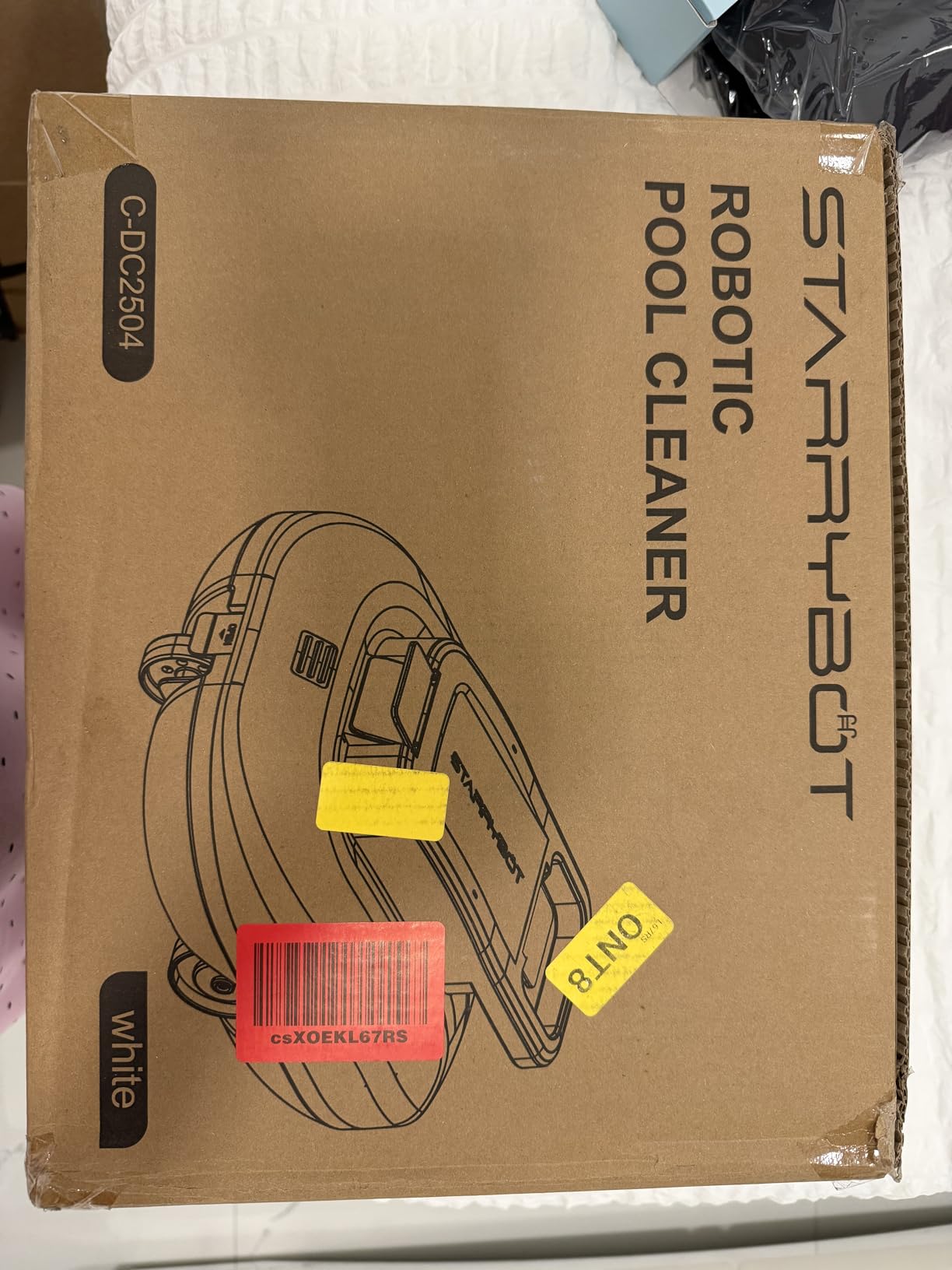 STARRYBOT Robotic Pool Vacuum, Dual-Motor Above-Ground Cleaner customer photo 1