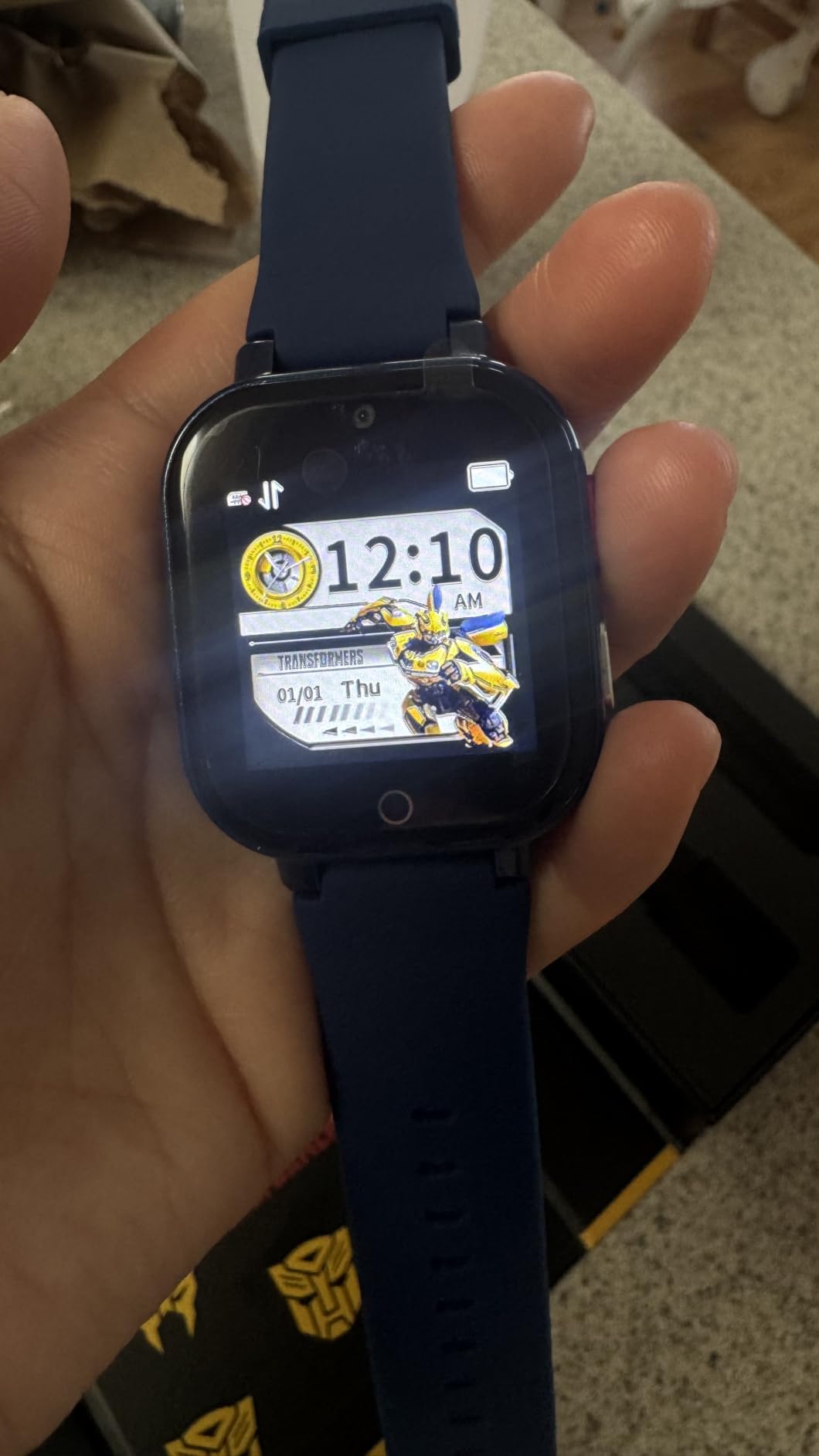 Smart Watch for Kids, 4G Kids Smartwatch with GPS Tracker Calling (Blue) customer photo 2