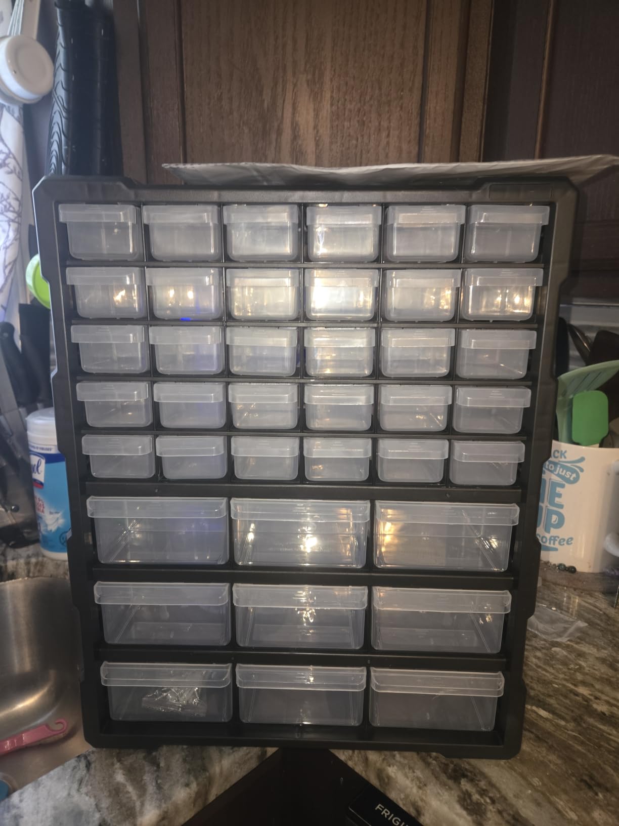 64-Drawer Organizer Craft Organizers and Storage with Dividers Labels customer photo 1