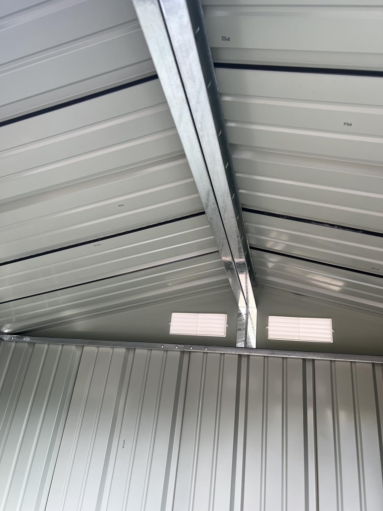 Aoxun 8x6 FT Shed Outdoor Storage Shed, Black customer photo 2
