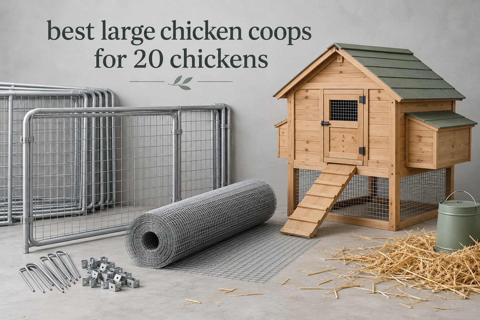 best large chicken coops for 20 chickens