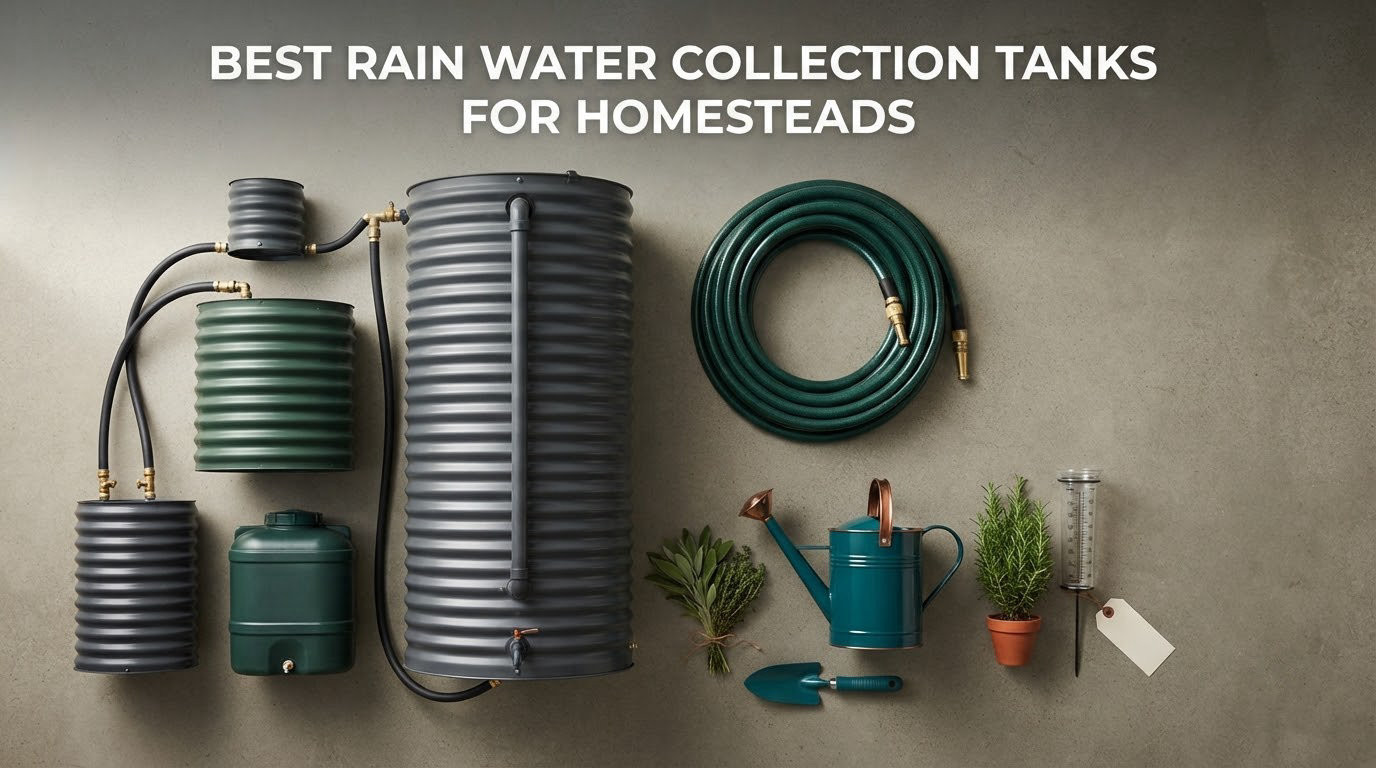 best rain water collection tanks for homesteads