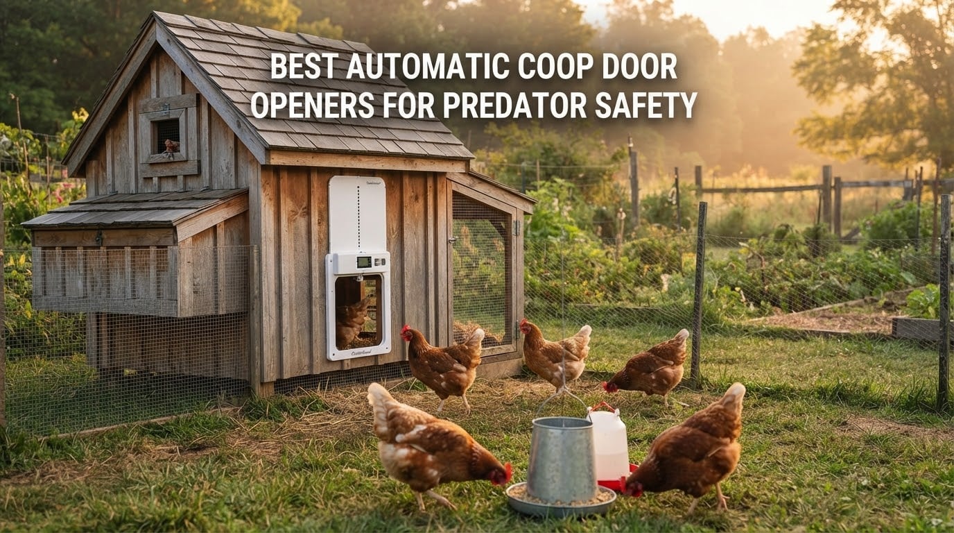 best automatic coop door openers for predator safety