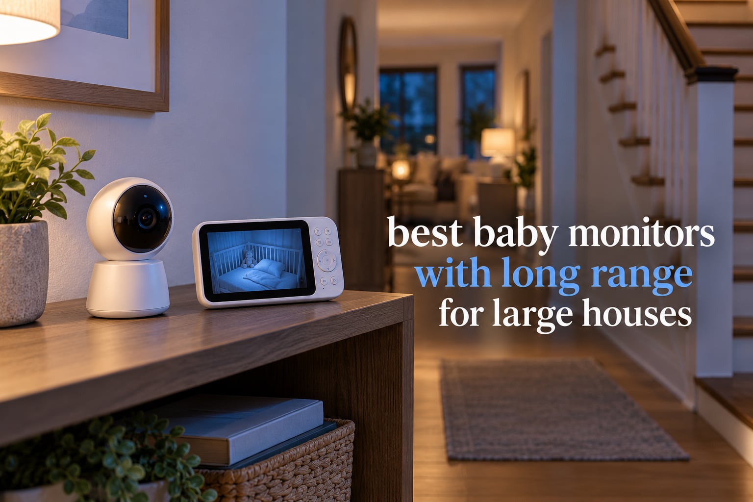 best baby monitors with long range for large houses