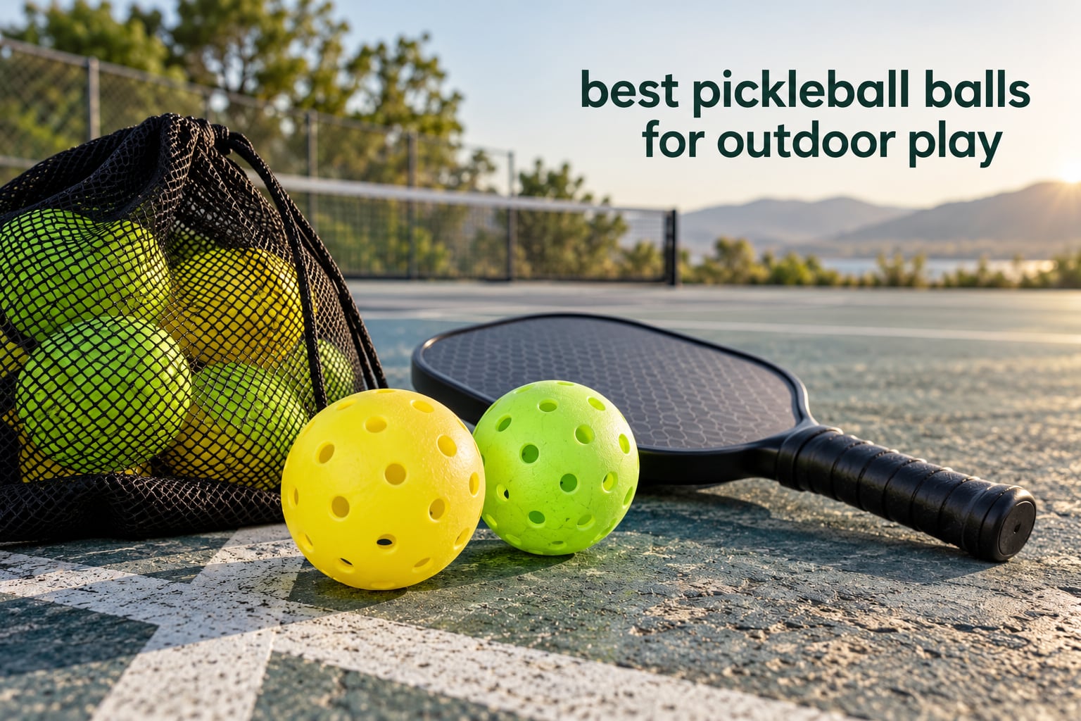 best pickleball balls for outdoor play