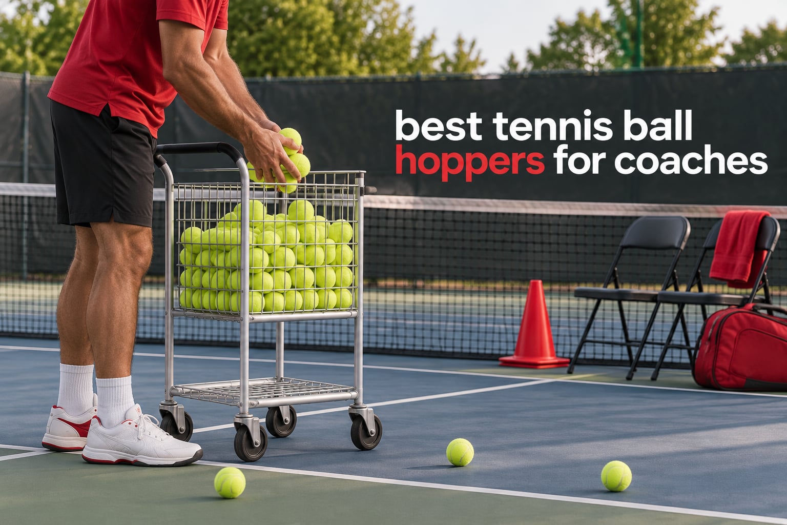 best tennis ball hoppers for coaches
