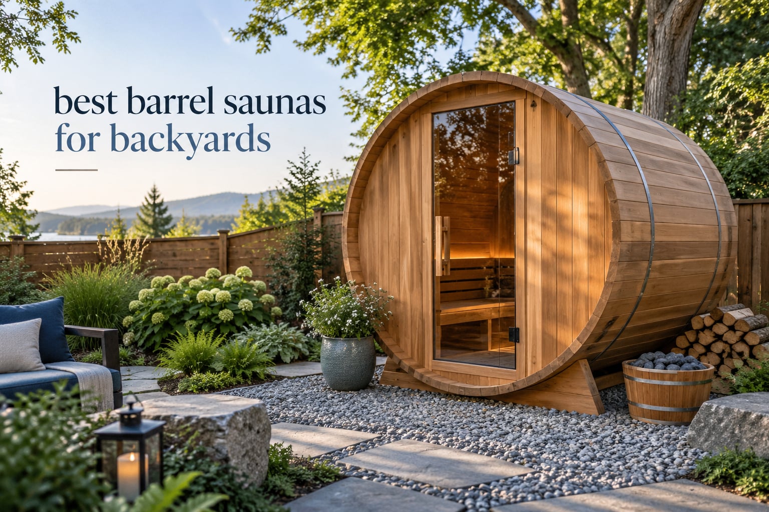 best barrel saunas for backyards