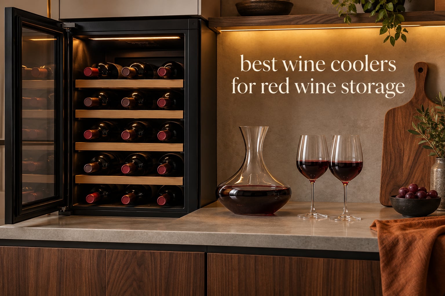 best wine coolers for red wine storage