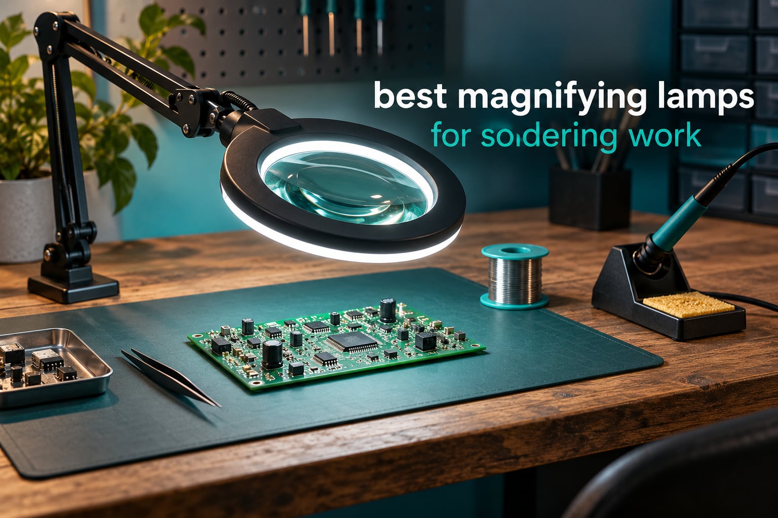 best magnifying lamps for soldering work