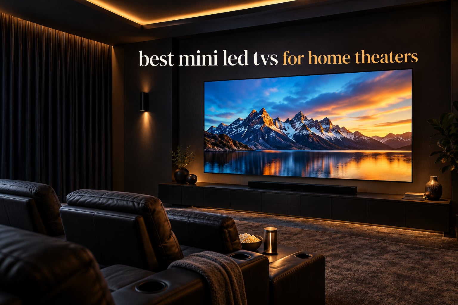 best mini led tvs for home theaters
