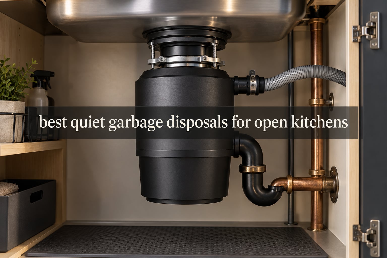 best quiet garbage disposals for open kitchens