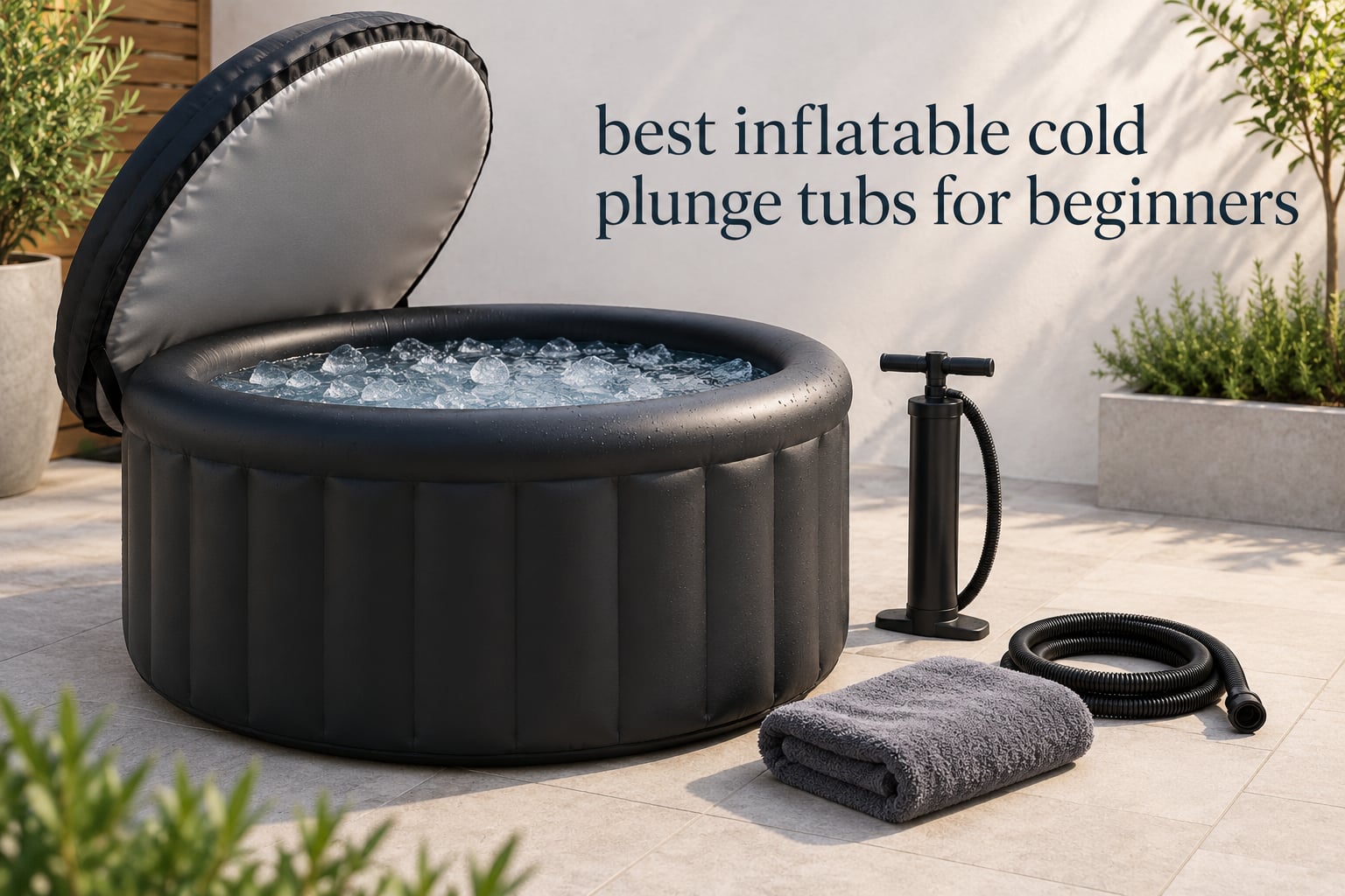 best inflatable cold plunge tubs for beginners
