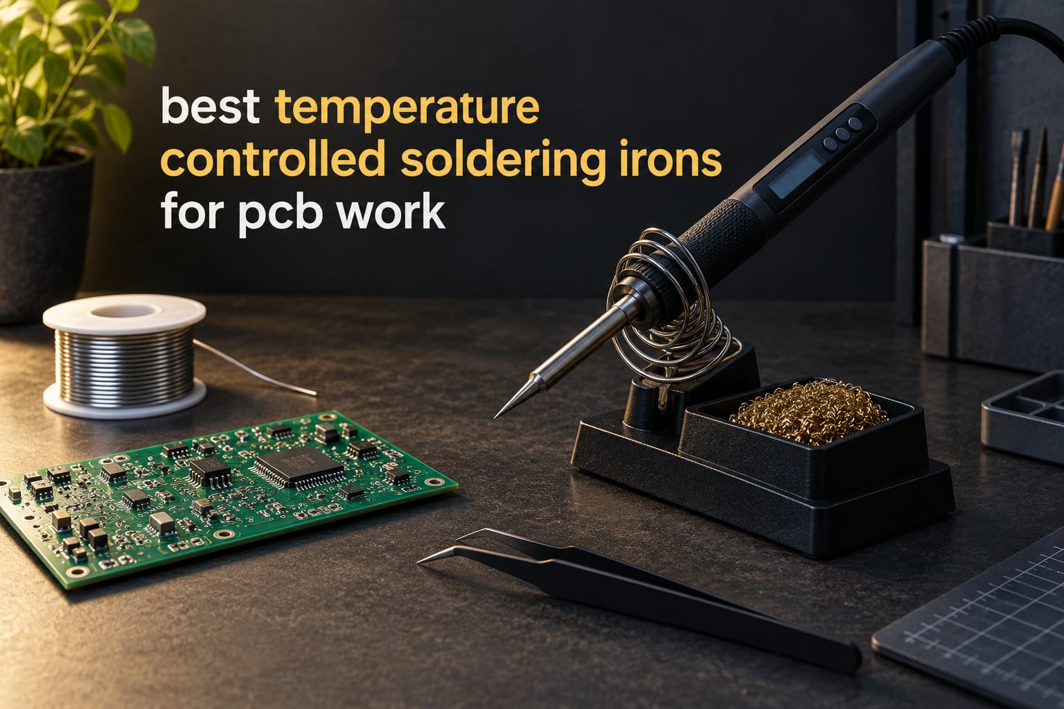 best temperature controlled soldering irons for pcb work