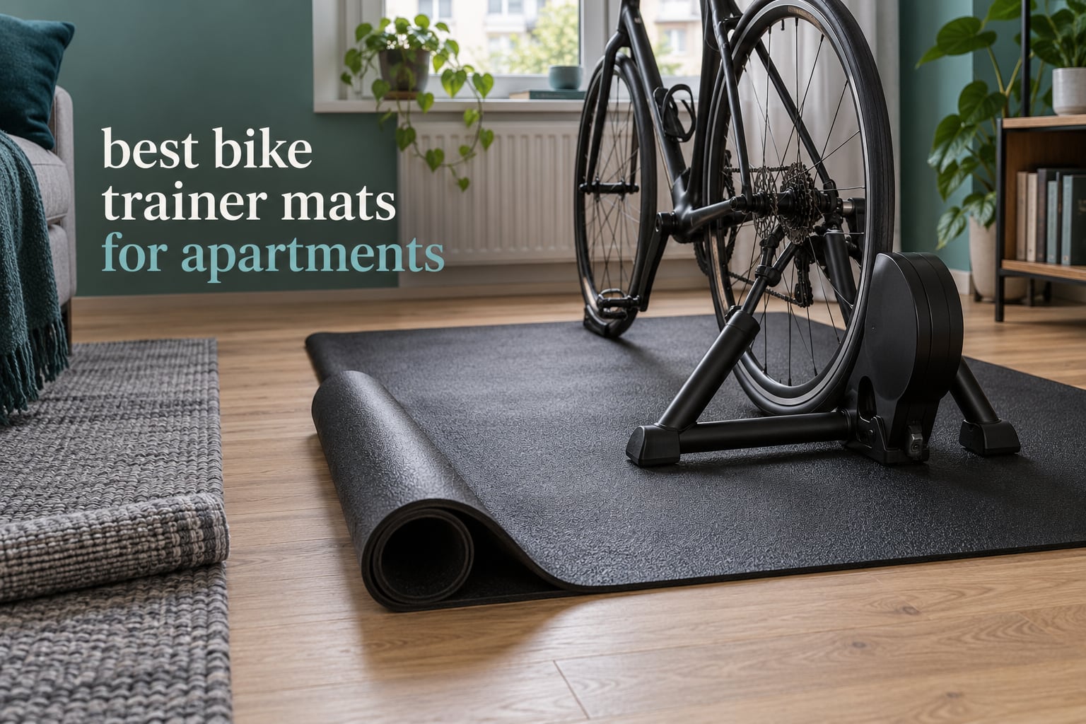 best bike trainer mats for apartments