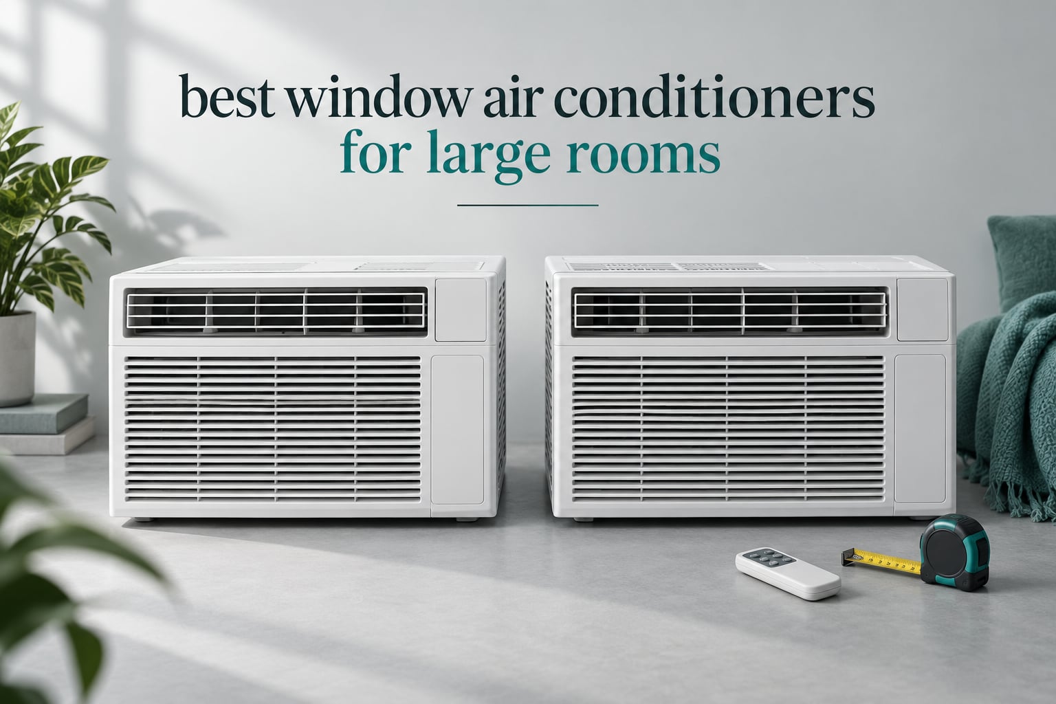 best window air conditioners for large rooms