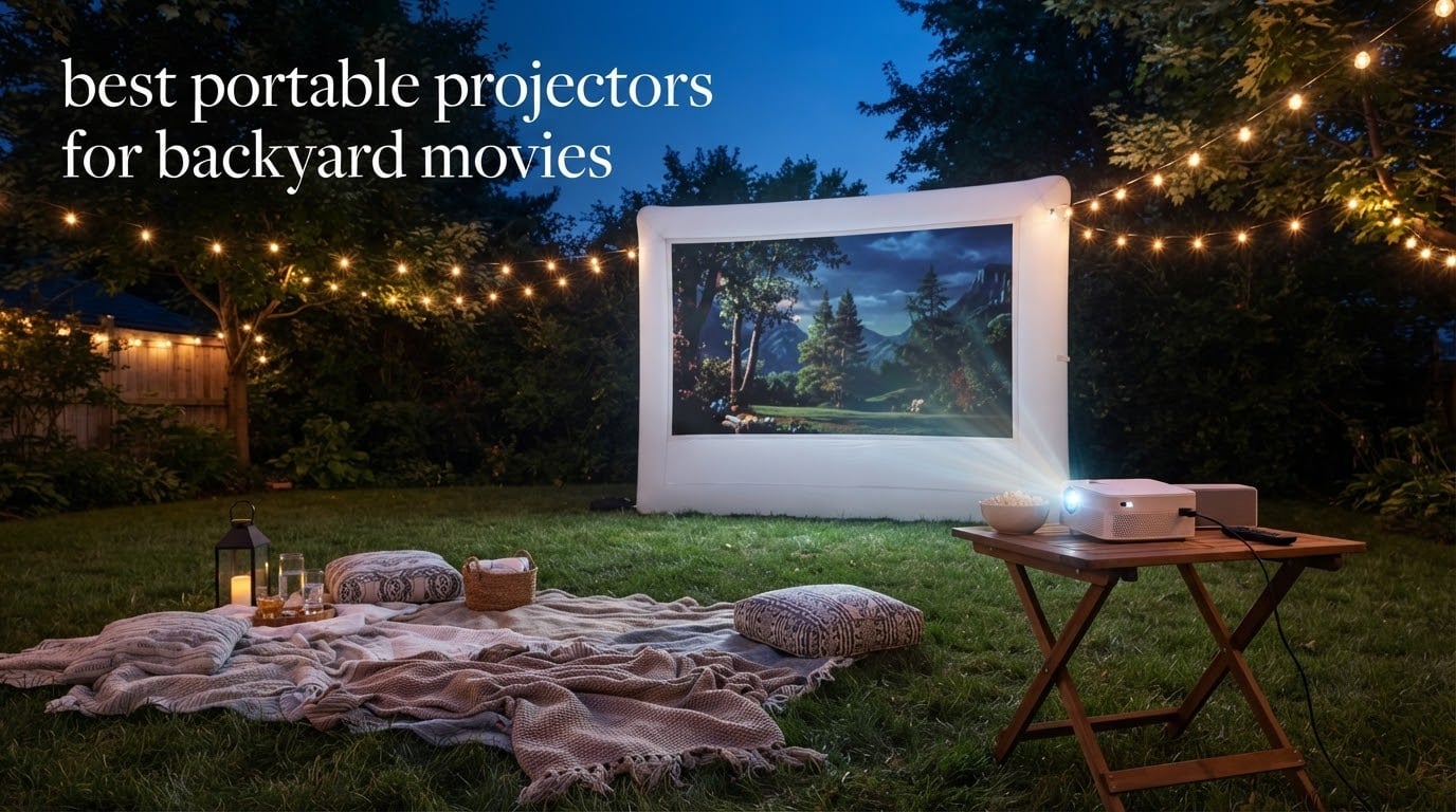 best portable projectors for backyard movies