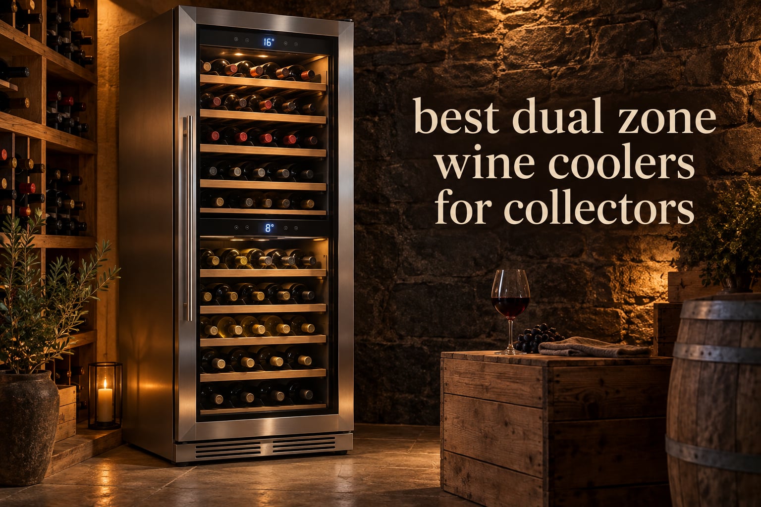 best dual zone wine coolers for collectors