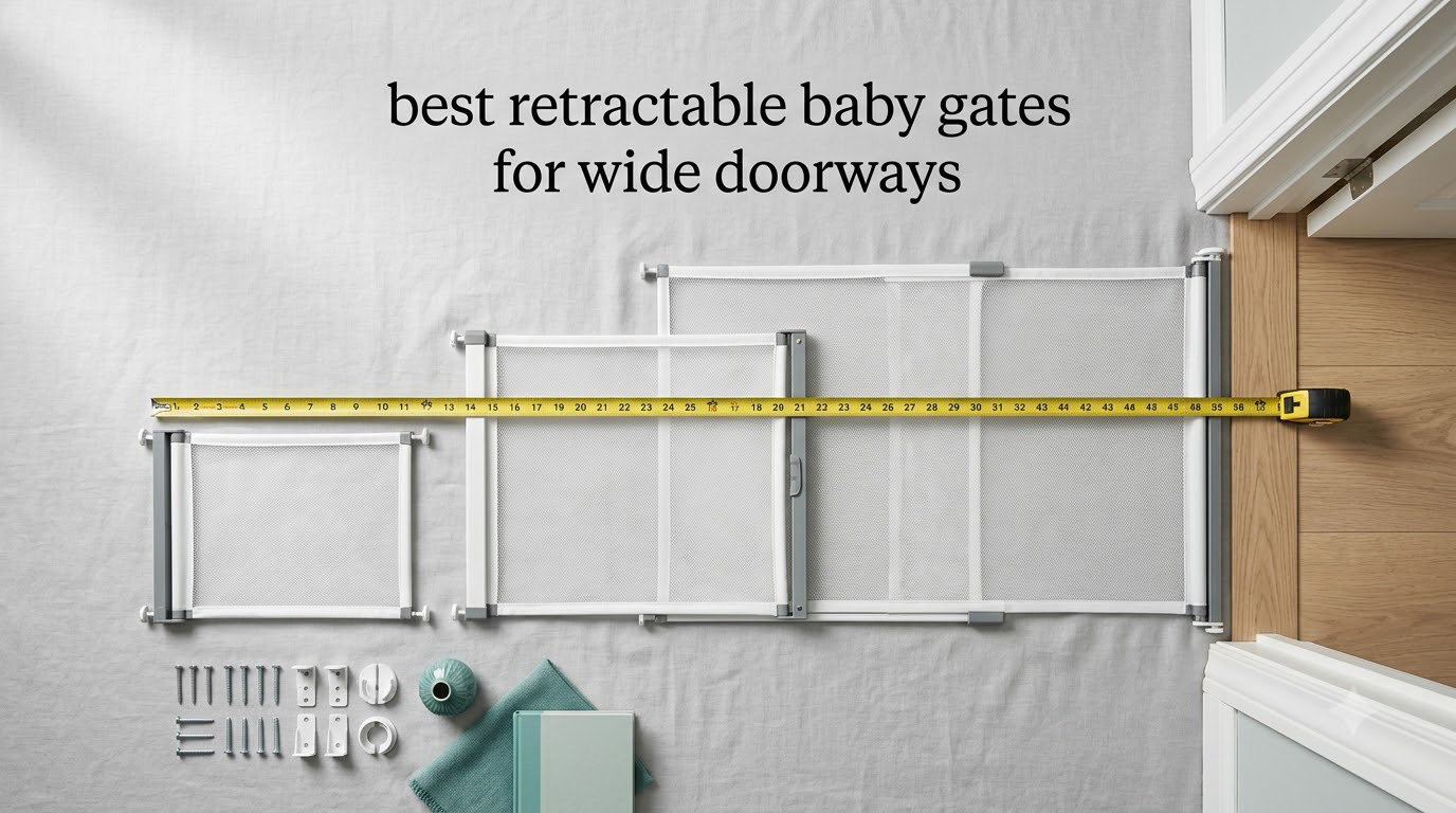 best retractable baby gates for wide doorways