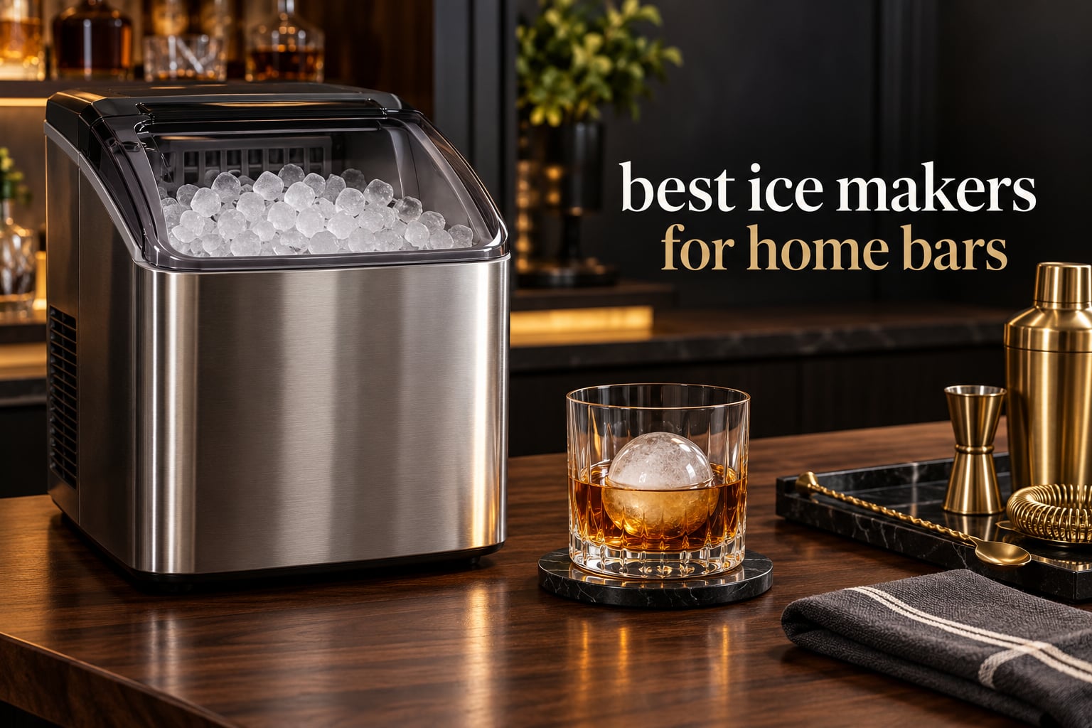best ice makers for home bars