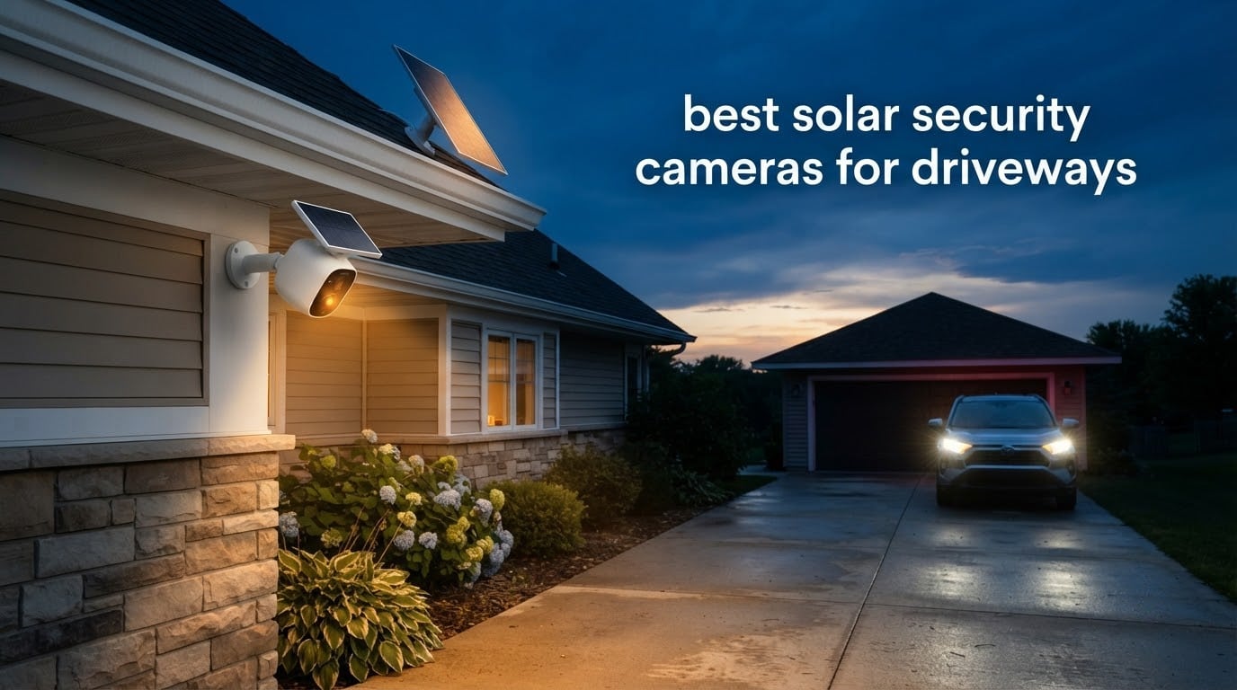 best solar security cameras for driveways