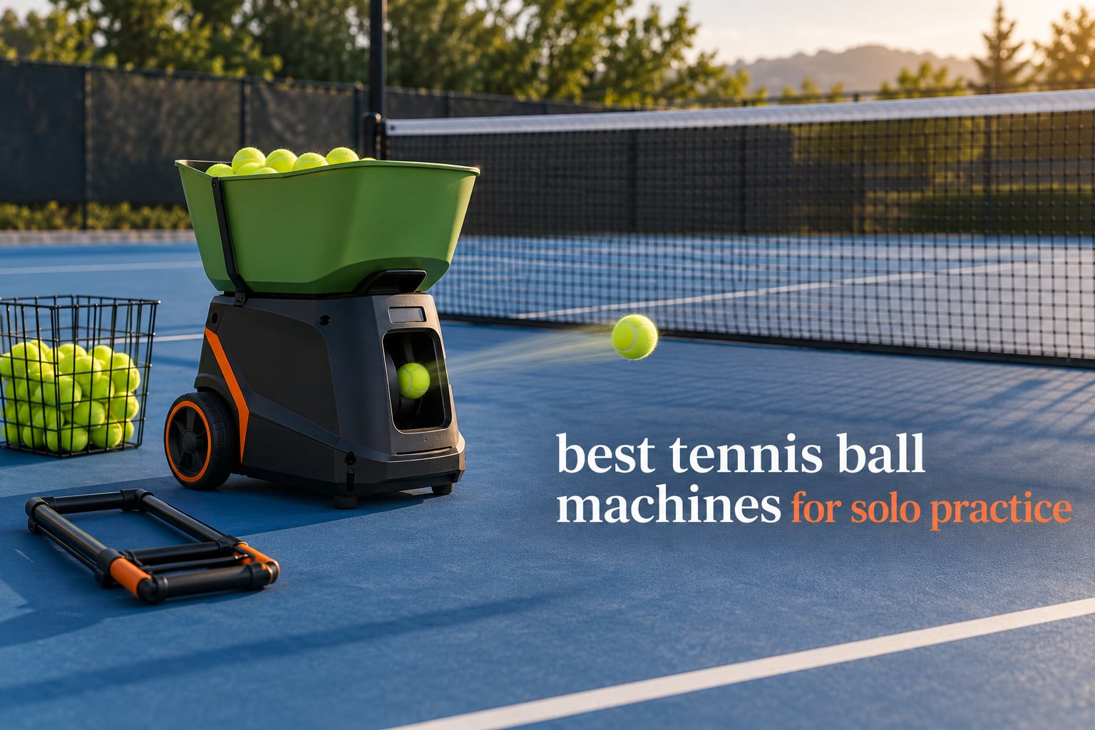 best tennis ball machines for solo practice