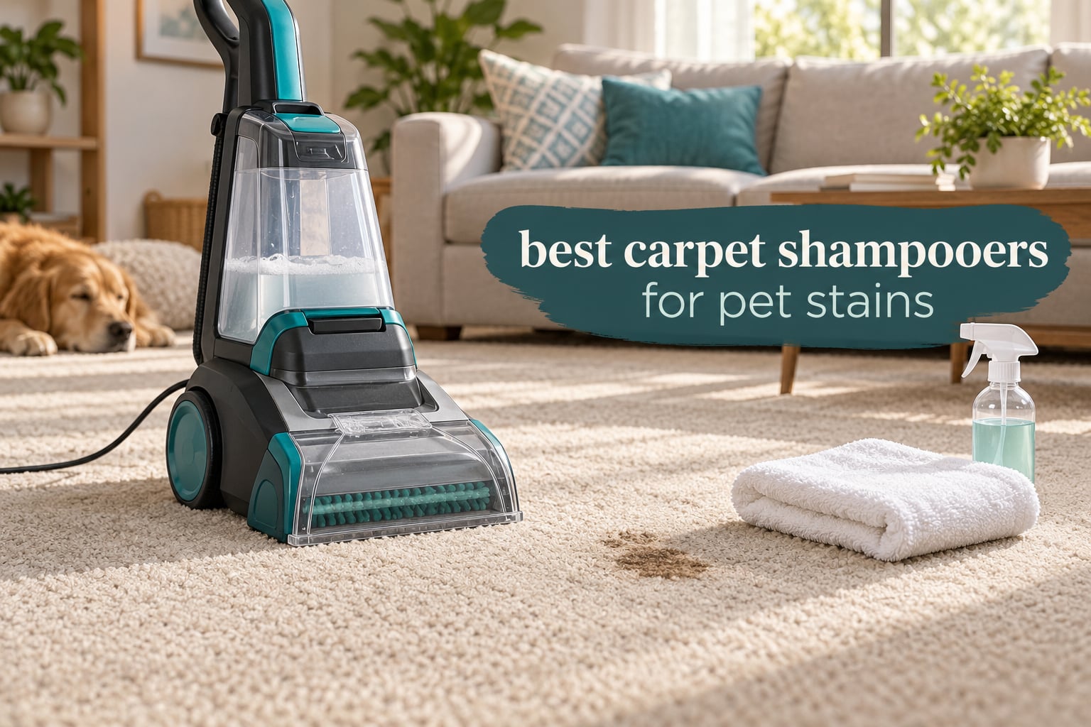 best carpet shampooers for pet stains