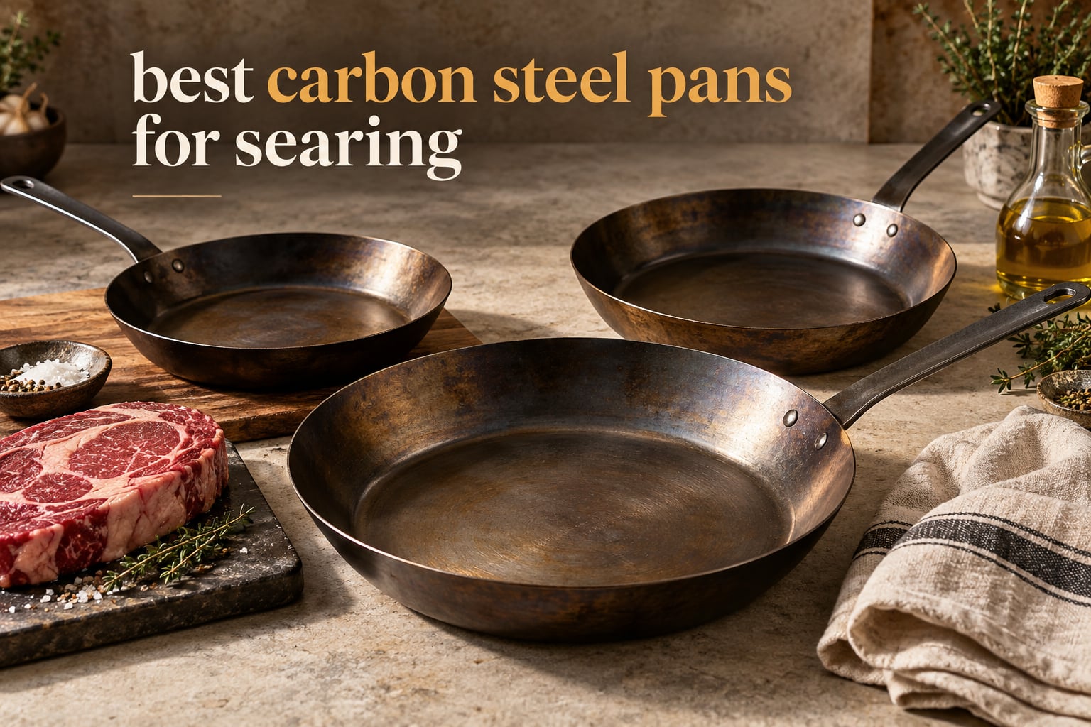 best carbon steel pans for searing