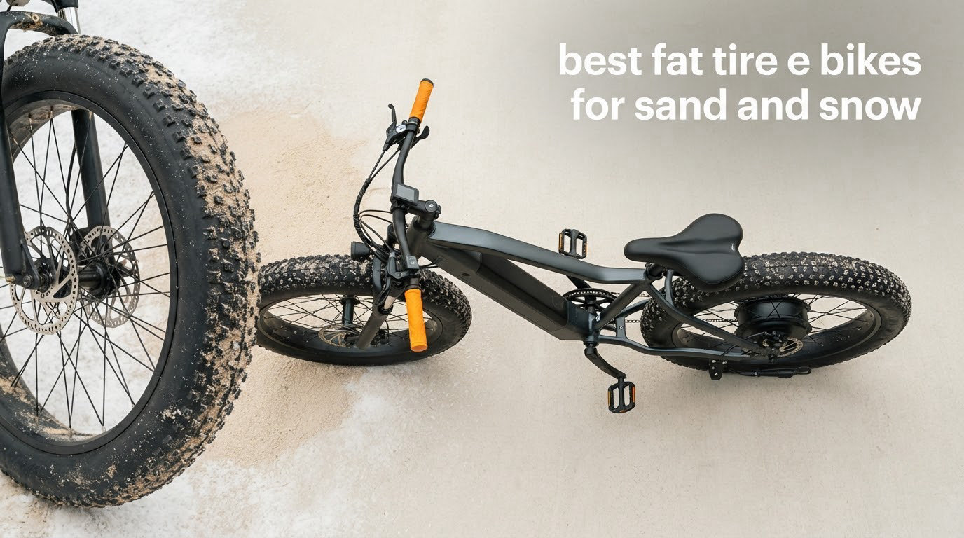 best fat tire e bikes for sand and snow