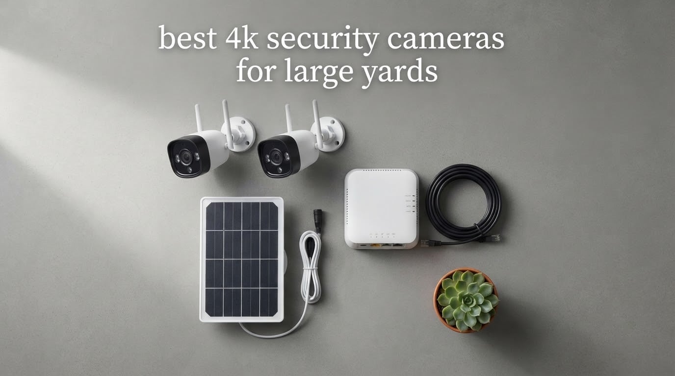 best 4k security cameras for large yards