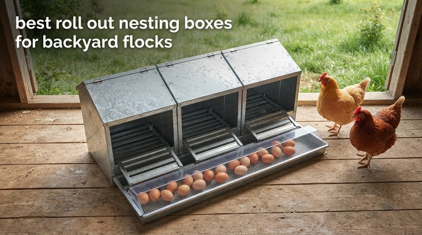 best roll out nesting boxes for backyard flocks