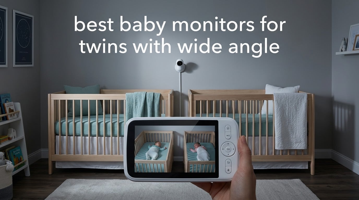 best baby monitors for twins with wide angle