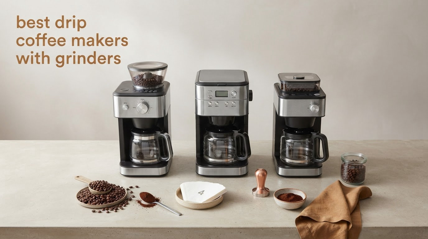 best drip coffee makers with grinders