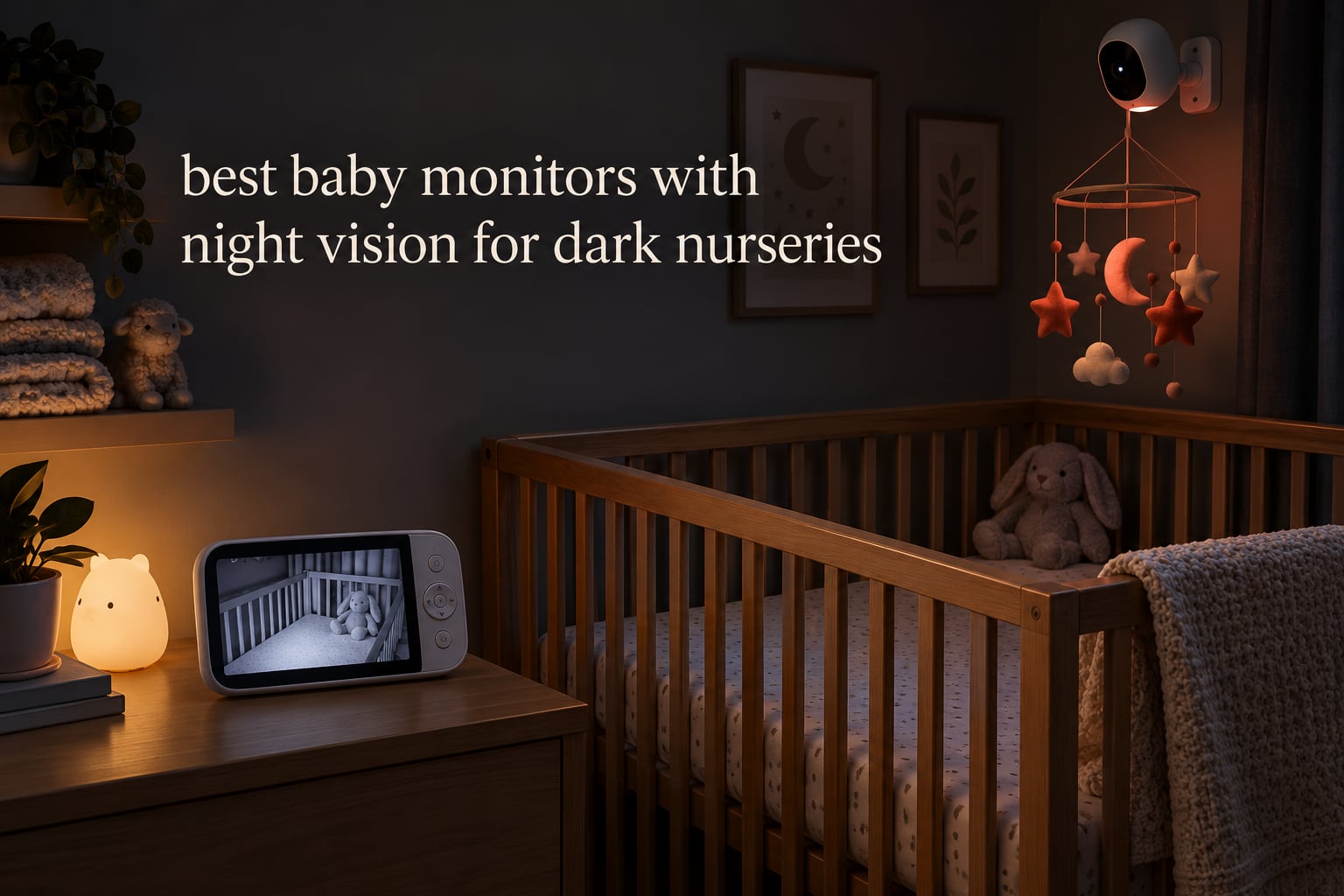 best baby monitors with night vision for dark nurseries