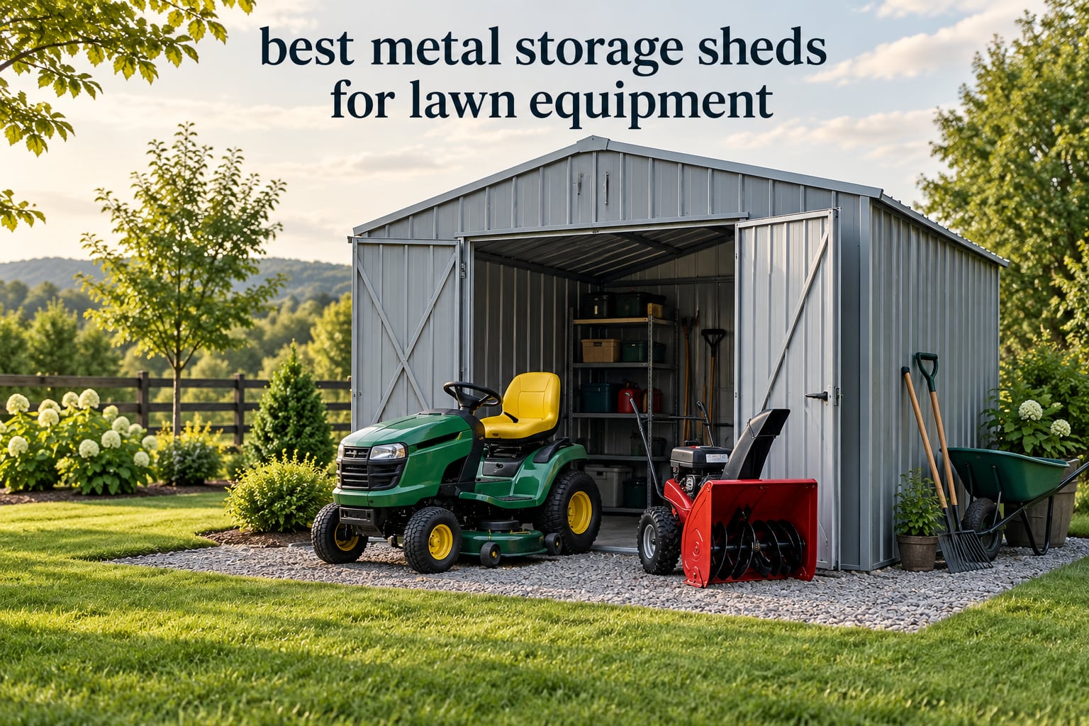 best metal storage sheds for lawn equipment