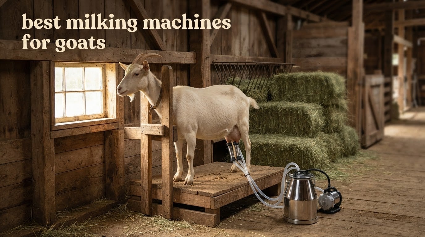 best milking machines for goats