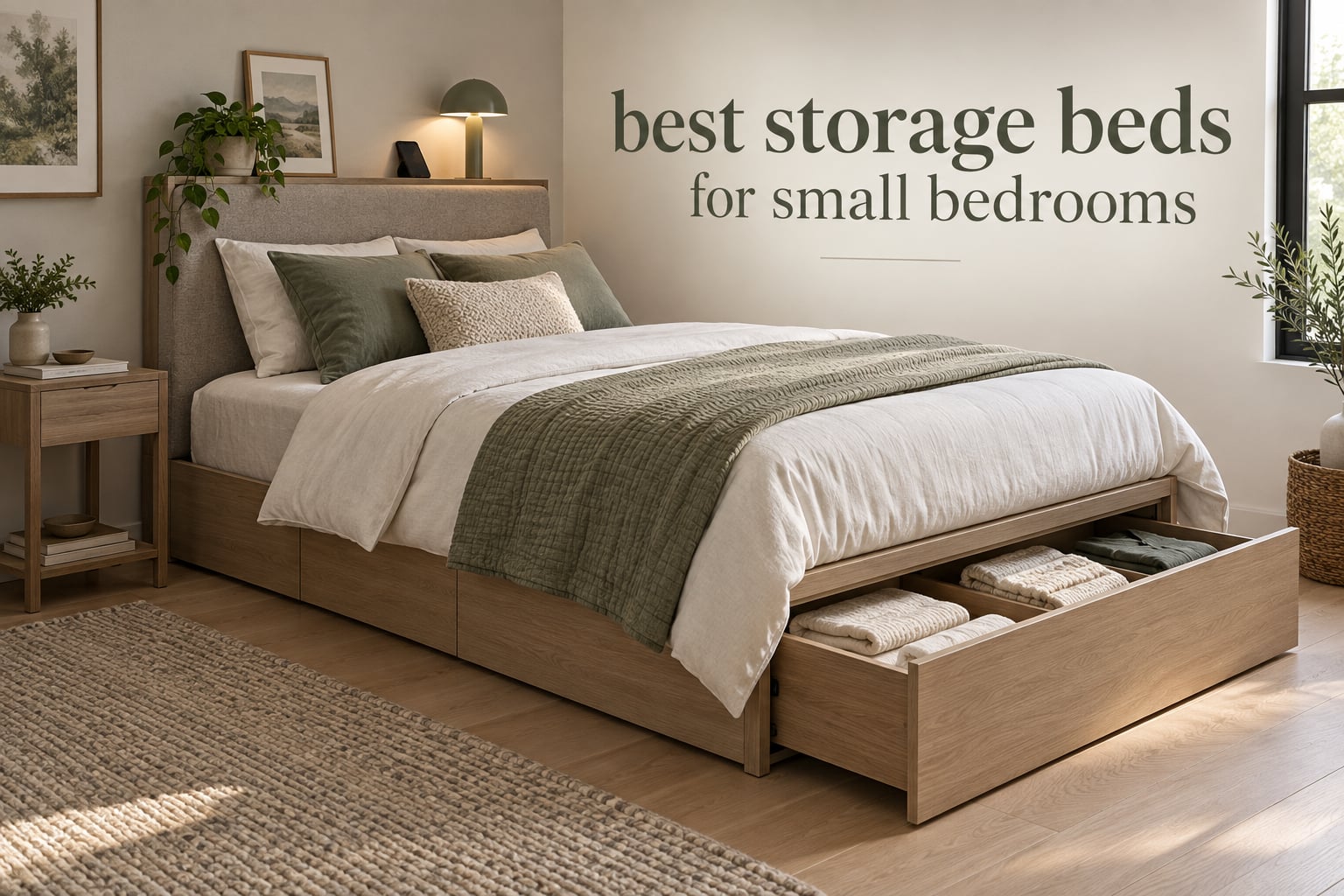 best storage beds for small bedrooms