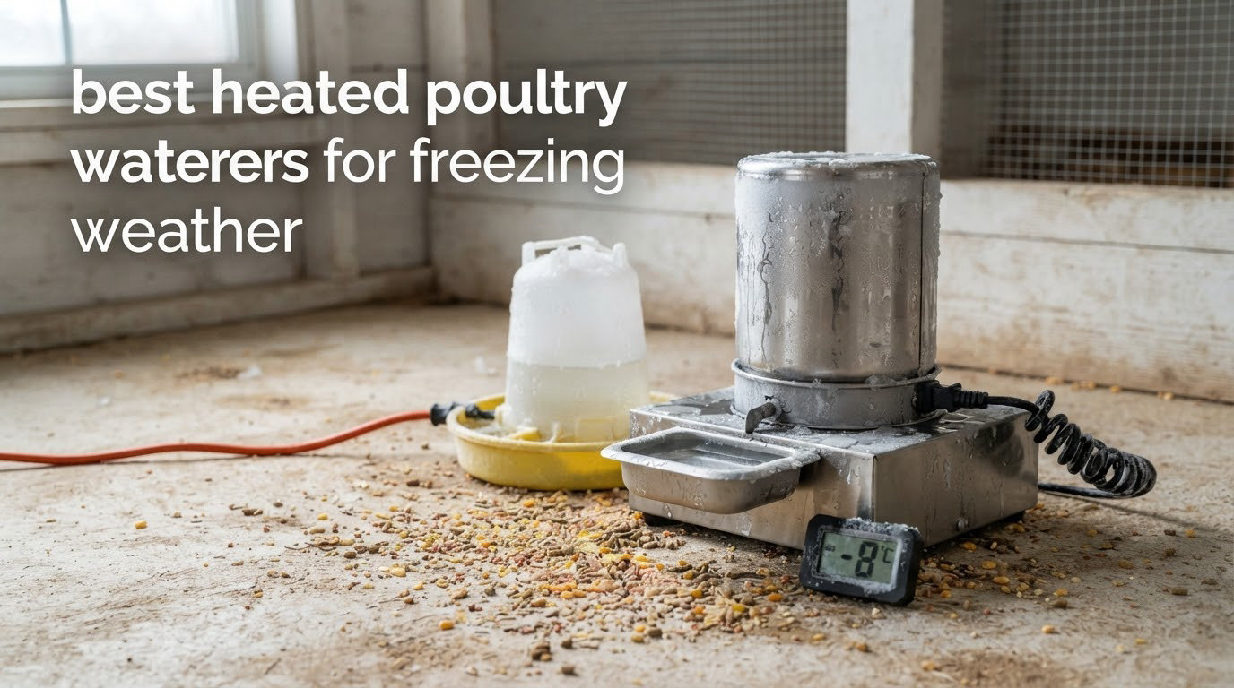 best heated poultry waterers for freezing weather